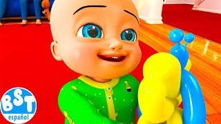 Canción Globo Retorcido 🎈 Canciones Infantiles  BillionSurpriseToys Español [upl. by Nroht]