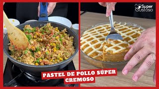 Pastel de pollo súper cremoso ¡fácil y rápido de hacer [upl. by Nevai]