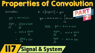 Properties of Convolution Part 2 [upl. by Vernita273]