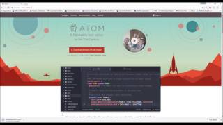 Tuto installation de logiciel  Tutoriel dinstallation dAtom sur Windows 10 [upl. by Lenox457]