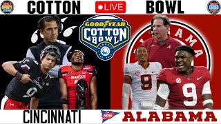 Cincinnati Bearcats vs Alabama Crimson Tide Cotton Bowl 2021 Live NCAA Game [upl. by Sissy]