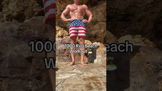 1000 Rep Beach Workout 🏝️ [upl. by Cavil]