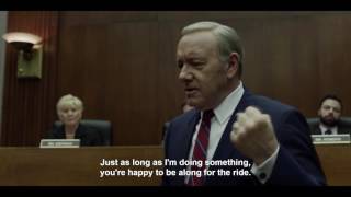 House of Cards Frank Underwood Quotes climbing to the top of the food chain [upl. by Lacey]