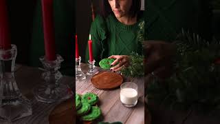 Easy Homemade Grinch Cookies Recipe  Recipe link in description [upl. by Iramat]