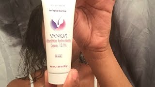 Facial hair Hirsuitism PCOS how I apply Vaniqa cream [upl. by Yesdnyl]