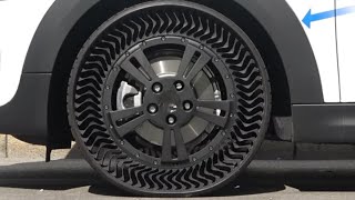 Michelin Introduce Puncture Proof Airless Tire [upl. by Jovitah]