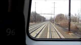 SEPTA Rotem Silverliner V Acceleration from 095 MPH East Out of Levittown on the Northeast Corridor [upl. by Hgielsa]