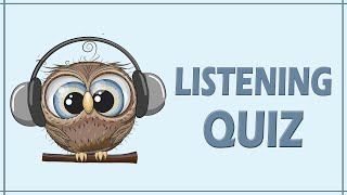 English LISTENING Quiz Check your listening skills [upl. by Lobiv]