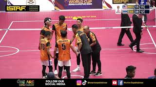 M76 Thailand vs Malaysia  ISTAF Sepaktakraw World Cup Kuala Lumpur 2024 [upl. by Hess657]