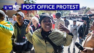 I am not a dog I am an employee of the post office  Retrenched post office workers protest [upl. by Zack]