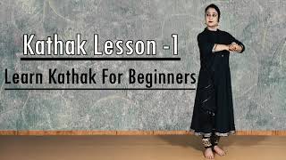 Kathak Dance Lesson 1  Learn Kathak For Beginners  Footwork  Himani Saraswat  tutorial [upl. by Homans883]