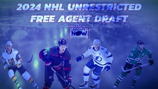 2024 NHL Unrestricted Free Agent Draft [upl. by Oeflein681]