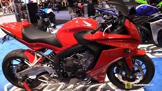 2016 Honda CBR650F Customized by Ermax  Walkaround  2015 AIMExpo Orlando [upl. by Corenda]