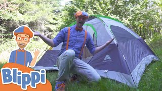 Blippi Visits A Camp Site  Learning How To Camp  Educational Videos For Kids [upl. by Glanville141]