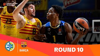 Maccabi Playtika Tel AvivFC Barcelona  Round 10 Highlights  202324 Turkish Airlines EuroLeague [upl. by Costanzia]