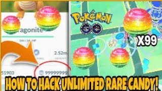 HOW TO HACK UNLIMITED RARE CANDY IN POKÉMON GO NO ROOT 100 WORKING FOR ANDROID AND IOS [upl. by Nameerf527]