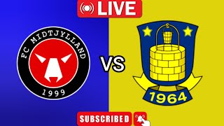 Midtjylland vs Brøndby IF live kamp danmark i dag 2024 [upl. by Halik]