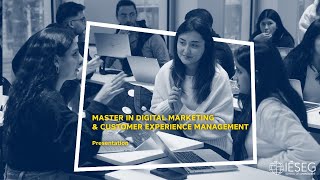 Master in Digital Marketing amp Customer Experience Management ieseg [upl. by Tamra216]