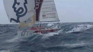 Transat AG2R La Mondiale  grands surfs dans les alizés  29 avril [upl. by Noremak973]