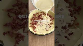 🇬🇧🇫🇷 Quiche lorraine recipe 🥧 [upl. by Ahswat164]