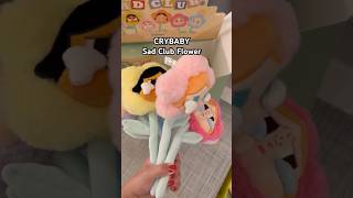 Unboxing CRYBABY Sad Club Flower popmart blindbox plush [upl. by Ayikaz]