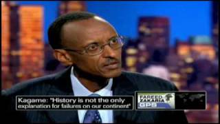 CNN Paul Kagame talks about Dead Aid and China [upl. by Anilahs]