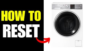 How To Reset Fisher And Paykel Washing Machine [upl. by Cresida]