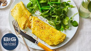 Cream Cheese Omelet With Everything Seasoning  Big Little Recipes [upl. by Servetnick]