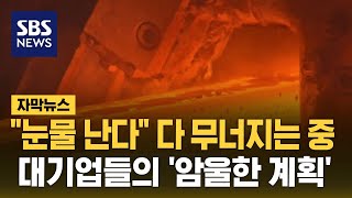 quot눈물 난다quot 다 무너지는 중…대기업들의 암울한 계획 자막뉴스  SBS [upl. by Teevens613]