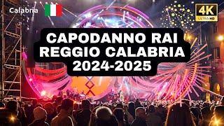 Capodanno Rai  REGGIO CALABRIA 20242025 [upl. by Lehcyar]