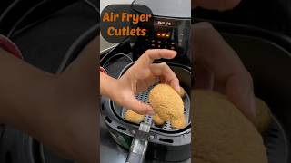 Less oil  cutlet in Air Fryer  एयर फ्रायर me कटलेट  shorts short [upl. by Lesirg]