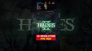 HADES 2 4K HIGH GRAPHICS SETTING FPS TEST RTX 4060  Ryzen 5 5500 FPS 144 2160p hades2 [upl. by Ahseihs]