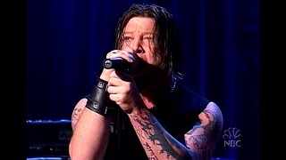 Drowning Pool  Bodies Live Last Call with Carson Daly 2002 Dave Williams Sinner HD4K [upl. by Baun]