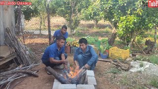 😋😋Asando platanos en la brasa para disfrutar en el campo 😀😀 [upl. by Nisbet]