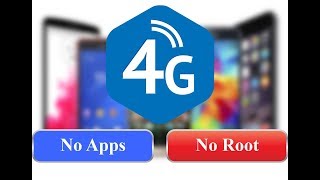 How to Force and Make Smartphone Always on 4G Network [upl. by Loseff]