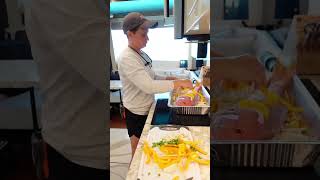 Day in the Life Yacht Chef PART 2 belowdeck yacht chef crew yachtie food cooking [upl. by Carlick]