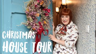 A CHRISTMAS HOUSE TOUR English Victorian Terraced House [upl. by Norrad]