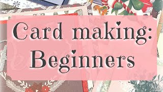 Card Making Beginners  Simple steps to creating a beautiful card from start to finish [upl. by Ise232]