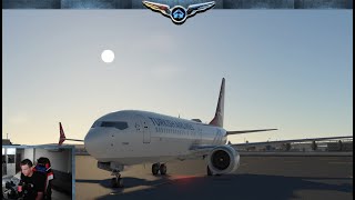 MSFS iFLY BOEING 737 MAX8  IstanbulDalaman  LTFMLTBS  IVAO  MSFS [upl. by Ecirad]