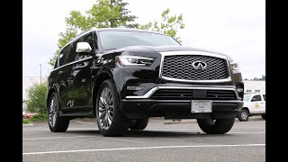 2019 INFINITI QX80 LUXE with ProAssist ProActive and Sensory Package [upl. by Tilford]