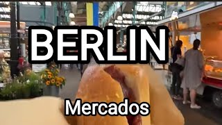 Berlín 4K Mercados  parking y Área Caravanas con Luz y todo gratis que no aparece en Park4night [upl. by Silas]