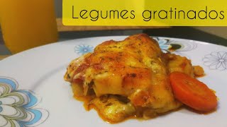 LEGUMES GRATINADOS AO MOLHO DE TOMATE MUITO FÁCIL  COZINHA TERAPIA [upl. by Mccourt170]