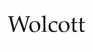 How to Pronounce Wolcott [upl. by Evilo]