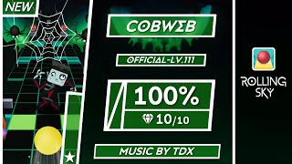 Rolling Sky  Official  Cobweb OFFICIALLV111 100 Perfect way ★ [upl. by Odlaw]