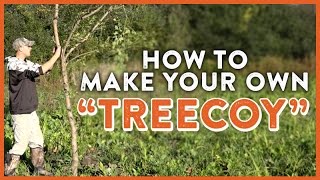 Make Your Own Deer Scrape Tree [upl. by Lucilia458]