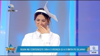 Bravo ai stil All Stars 30042018  Silvia o ironizeaza si o imita pe Iuliana [upl. by Hazmah]