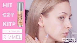 HIT czy KIT  Test podkładu Rimmel Lasting Finish Breathable [upl. by Notsek442]