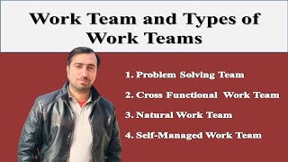 Work Teams and Types of Work Team  Managing Team UrduHindi [upl. by Gunning]