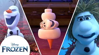 Olafs Funniest Moments  Try Not To Laugh  Frozen 2 [upl. by Darrow]