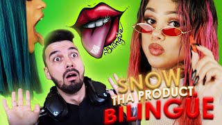 LA LENGUA DE SNOW 😲 REACCIÓN Snow Tha Product  Bilingue Official Music Video [upl. by Esiralc820]